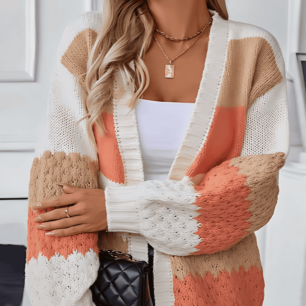 Rosgrove | Women - Oversized Knit Cardigan - Cosy Style