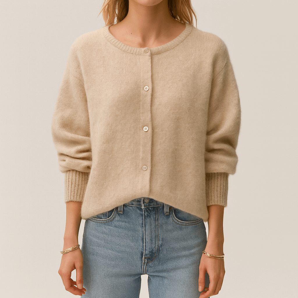 Rosgrove | Women - Oversized Knit Cardigan - Drop Shoulder