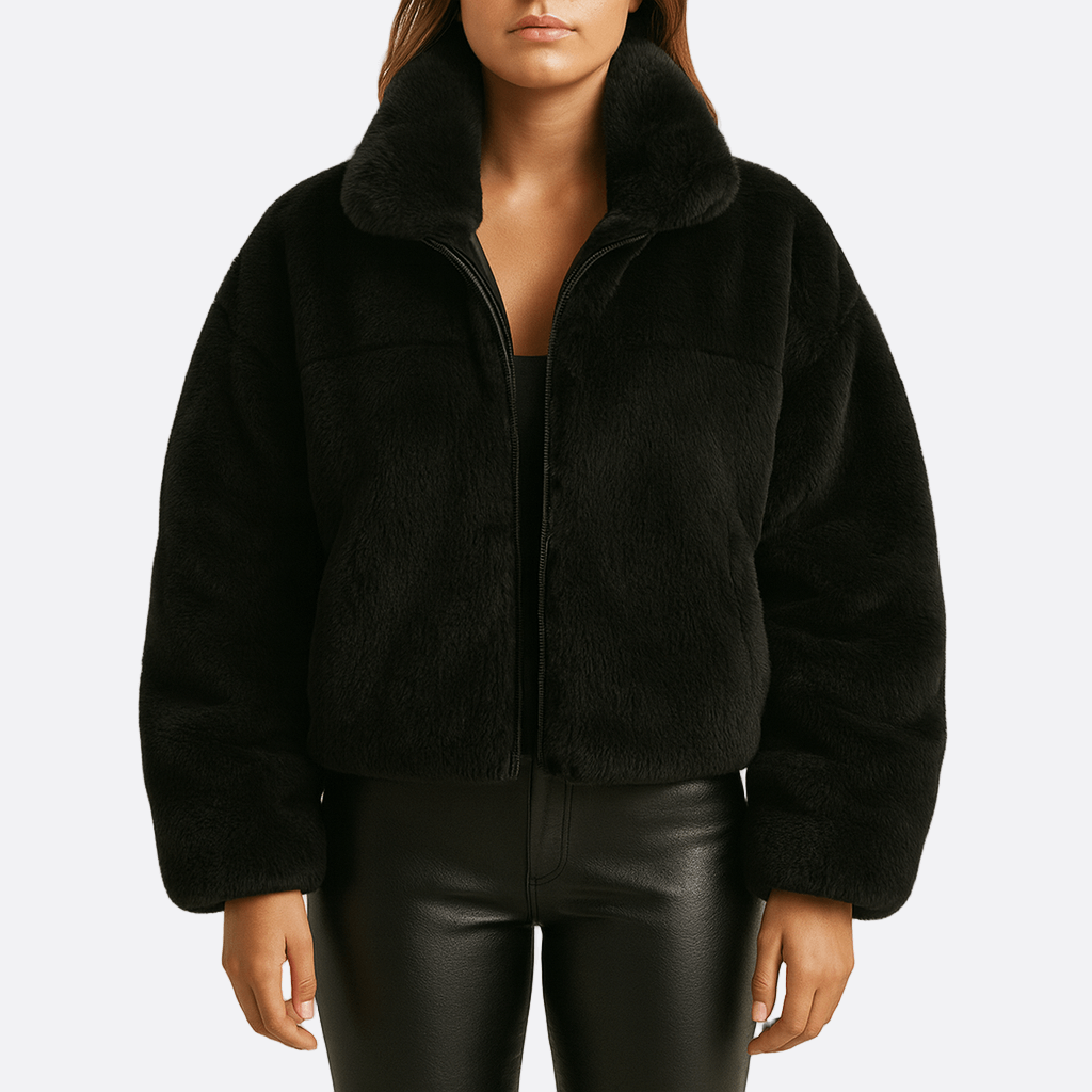 Rosgrove | Women - Oversized Mid-Length Jacket - Faux Fur