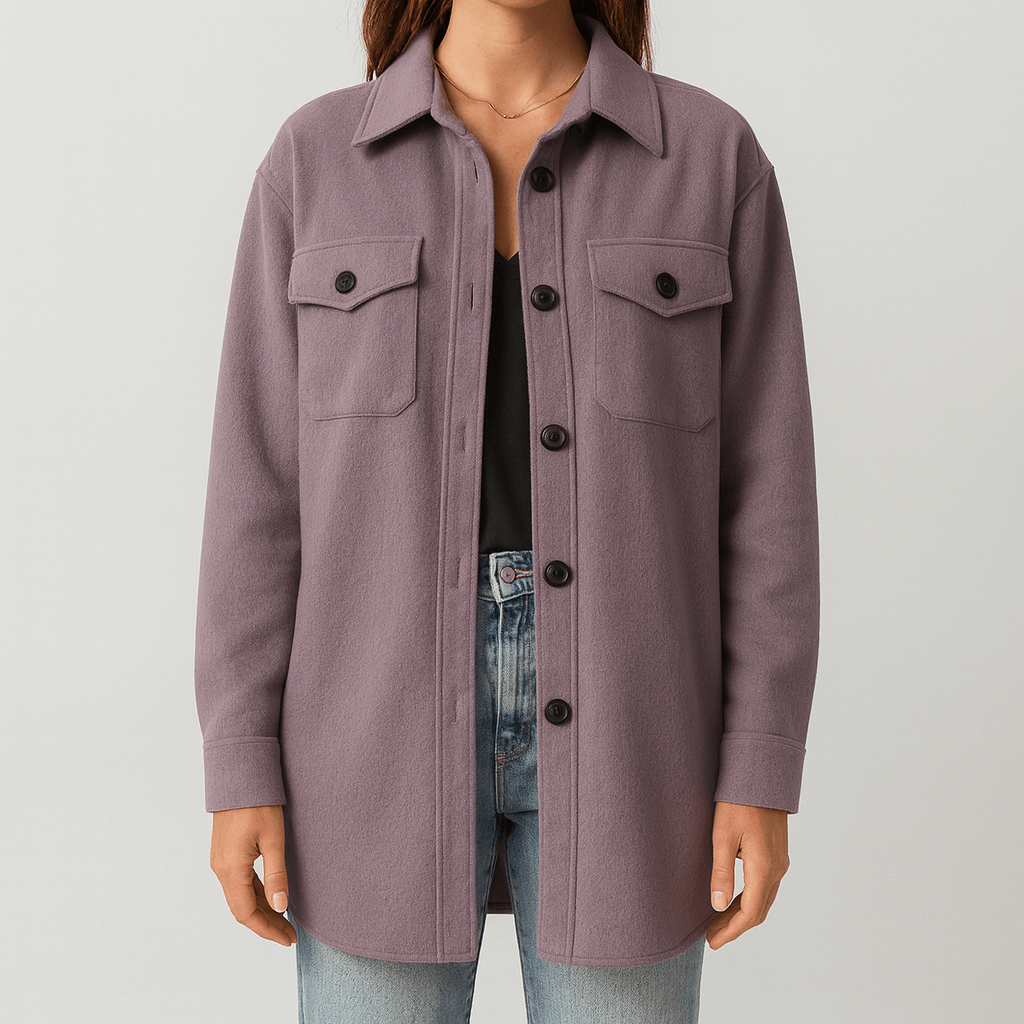 Rosgrove | Women - Oversized Shirt Jacket with Pockets