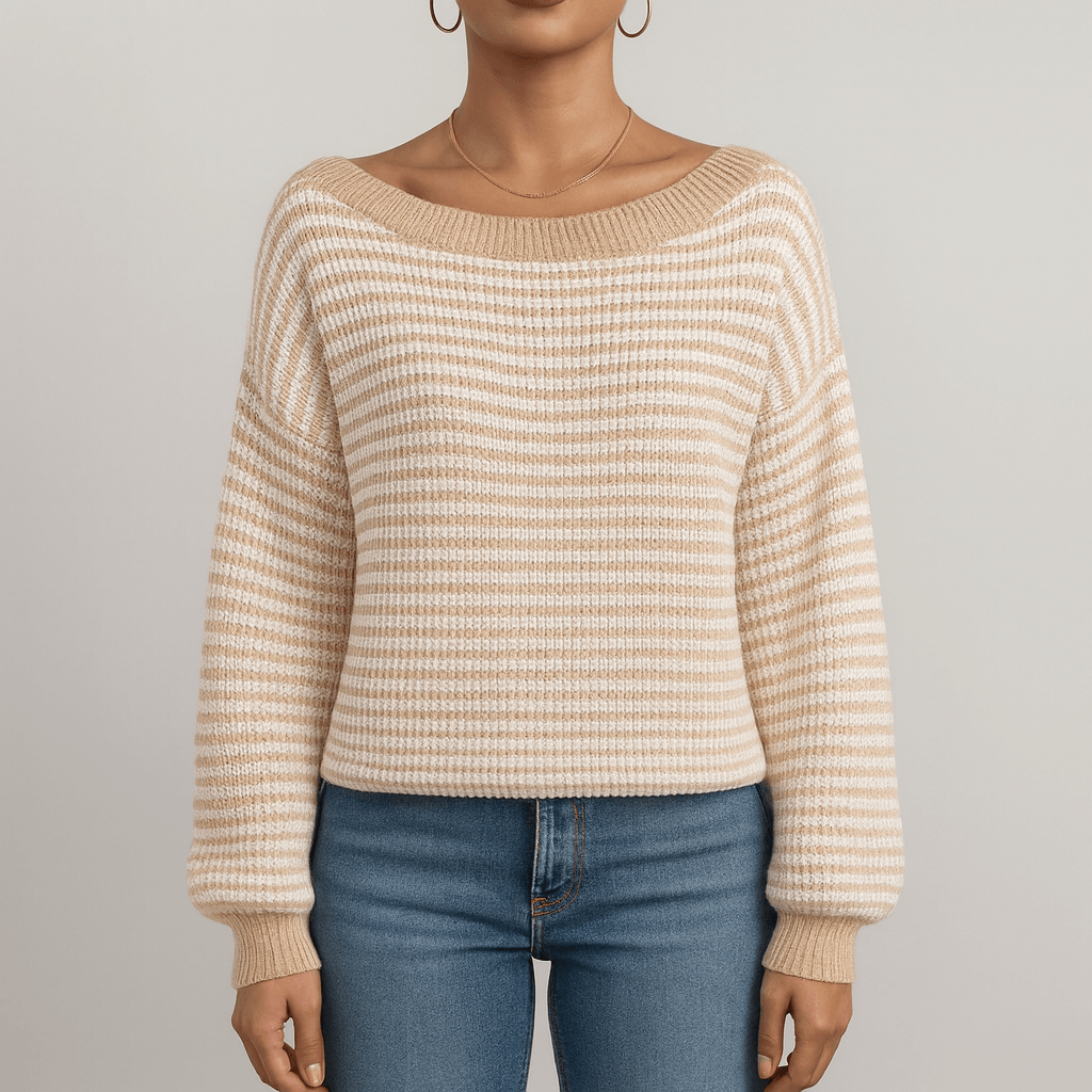 Rosgrove | Women - Oversized Striped Knit Jumper - Soft Style