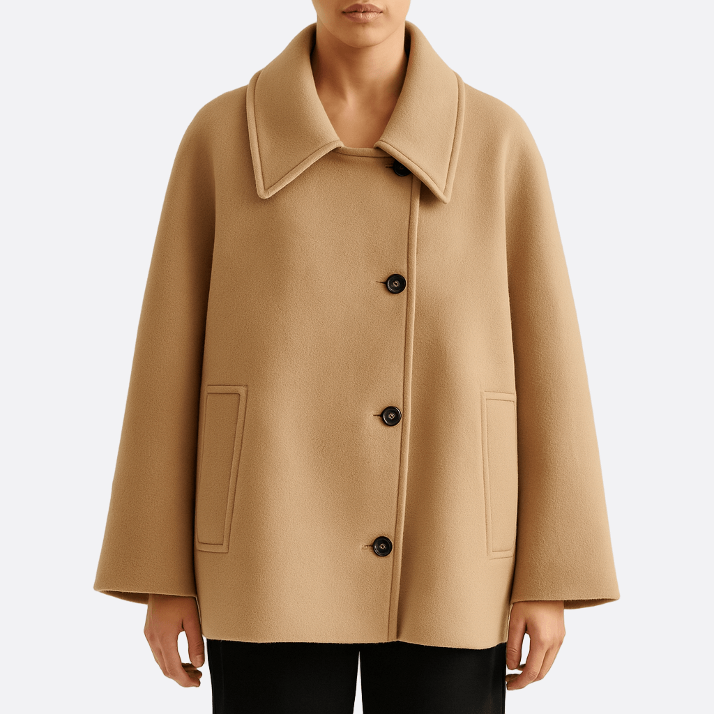 Rosgrove | Women - Oversized Wool Jacket - Wide Collar