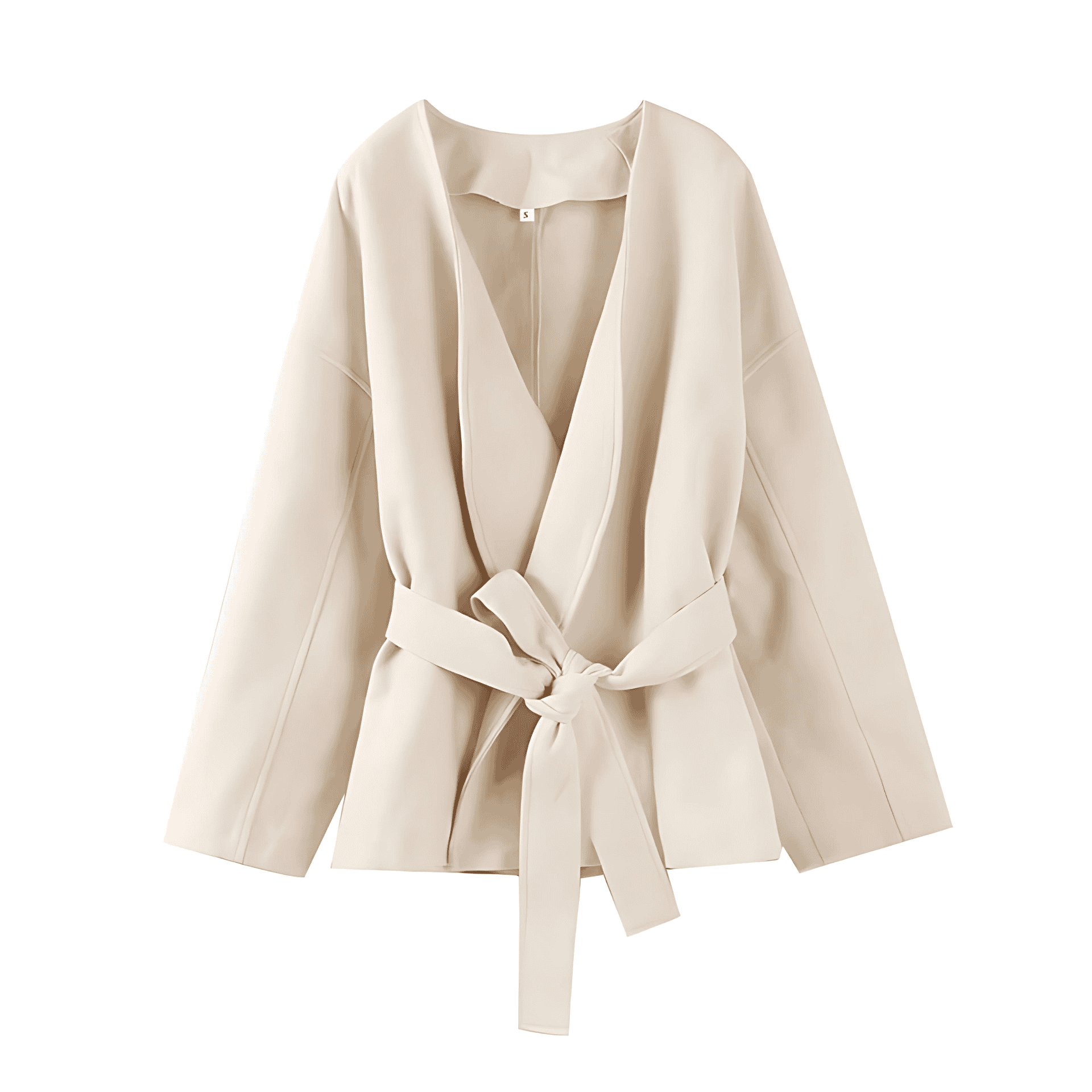Rosgrove | Women - Oversized Wrap Jacket - Wide Sleeves Style