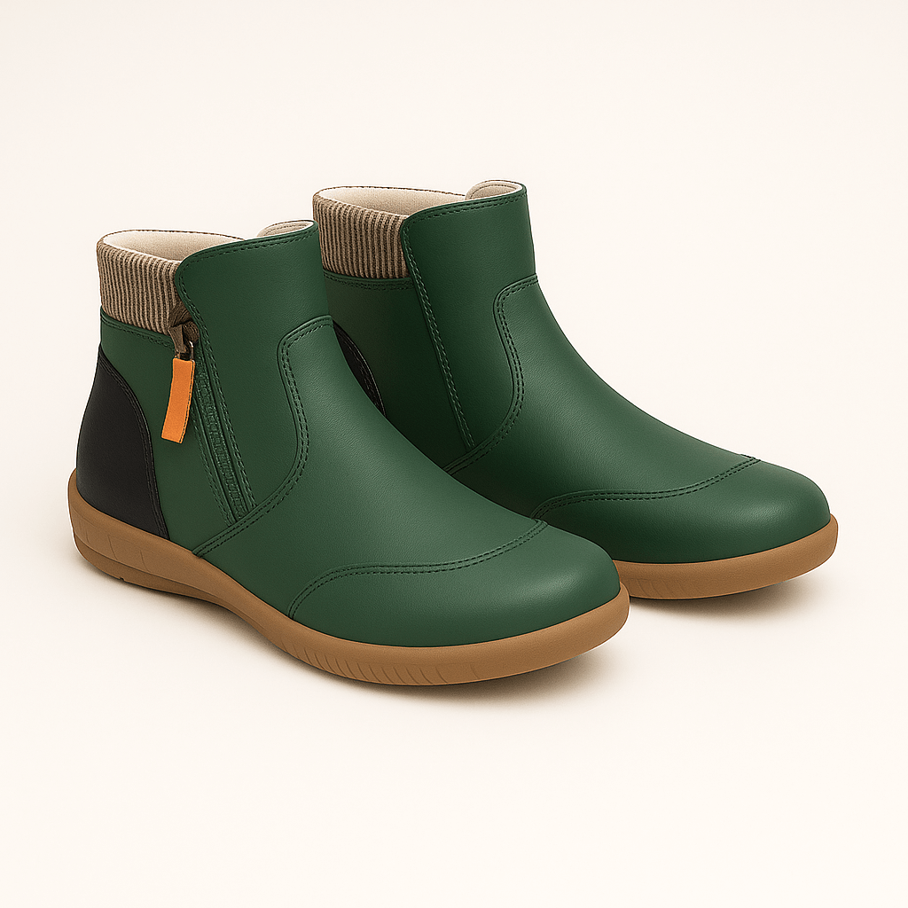 Rosgrove | Women - Padded Ankle Boots - Side Zipper