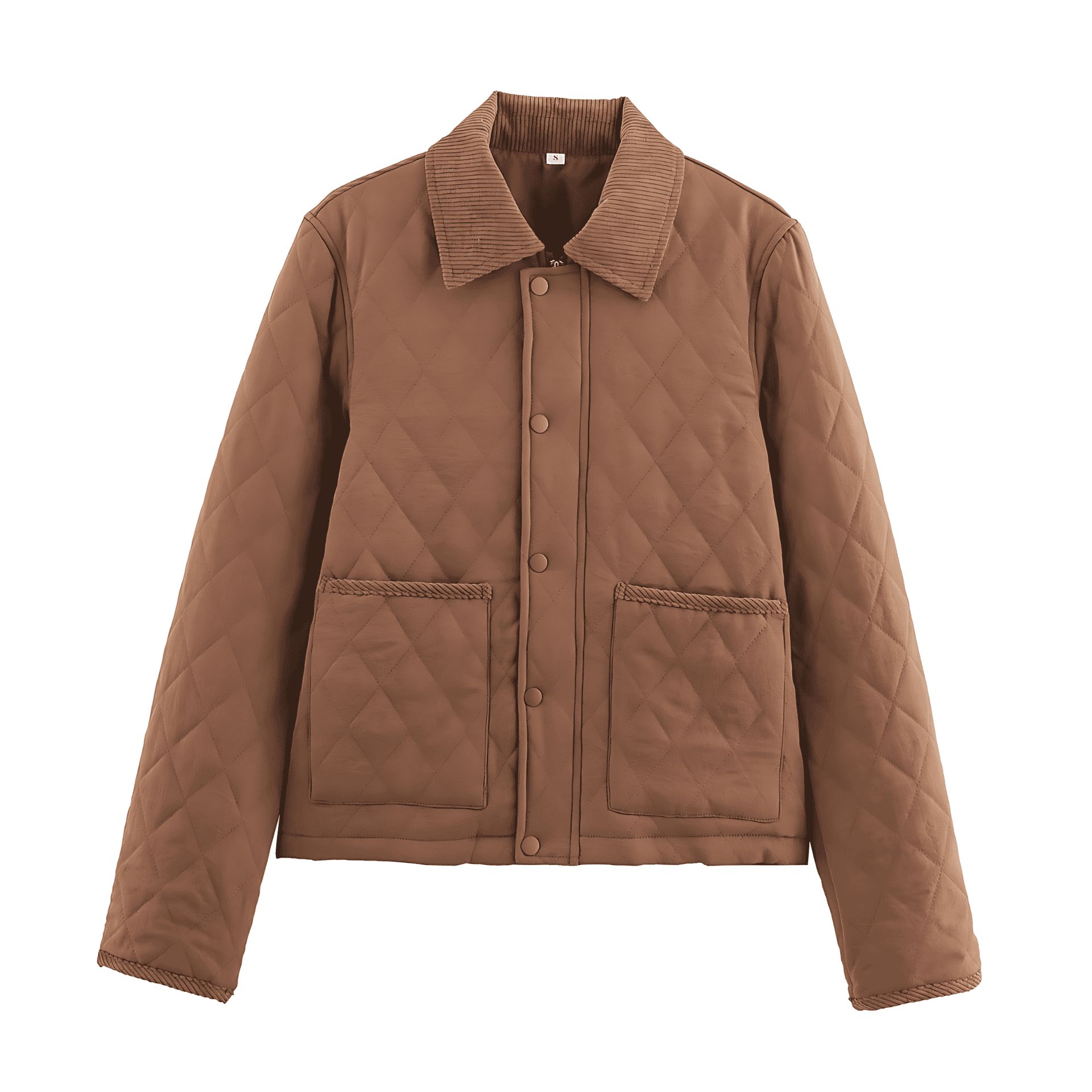 Rosgrove | Women - Quilted Jacket - Checked Collar