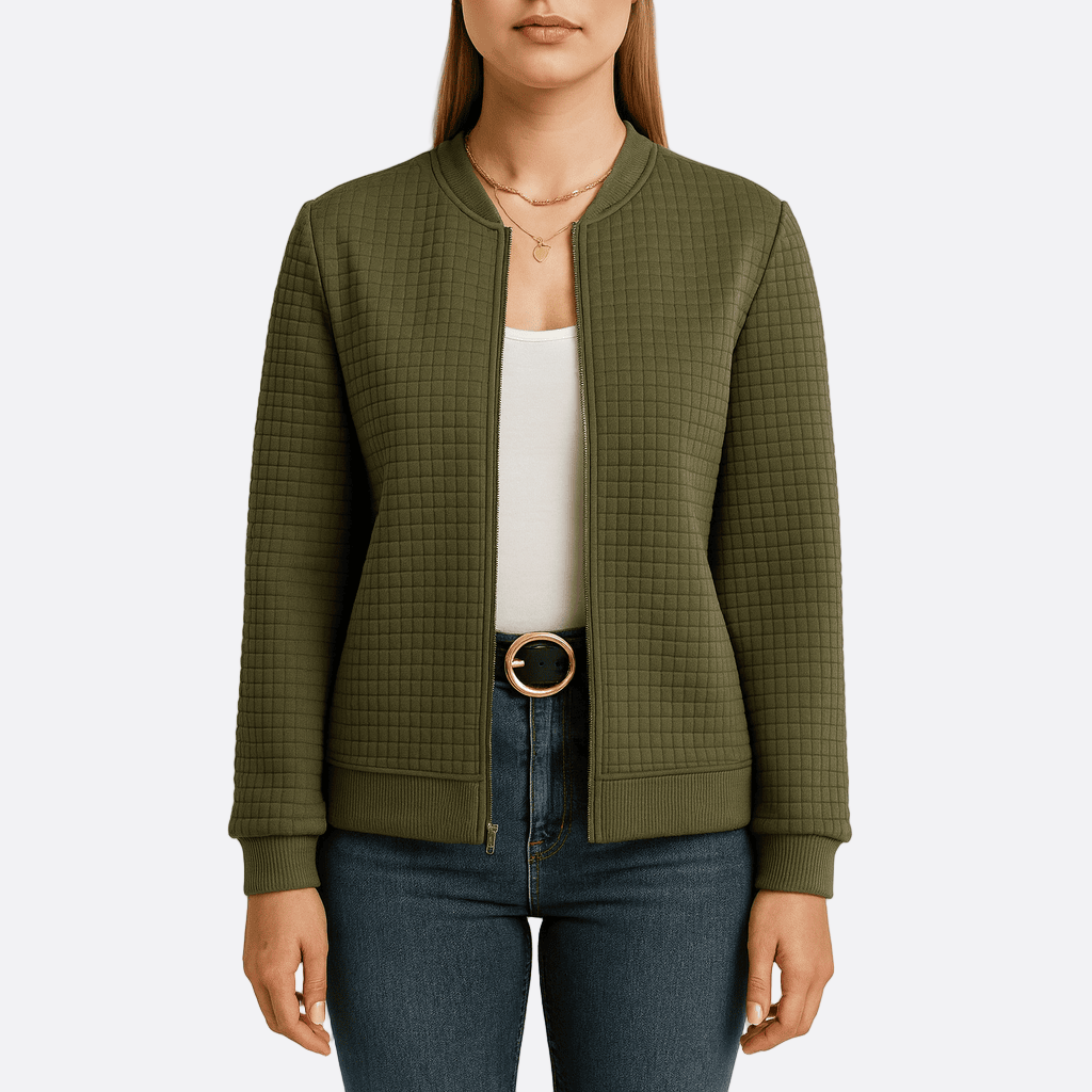 Rosgrove | Women - Quilted Jacket - Relaxed Fit - Zipper Front