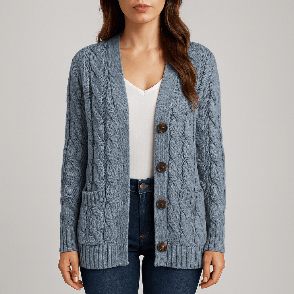 Rosgrove | Women - Relaxed Fit Cardigan - Wool Blend