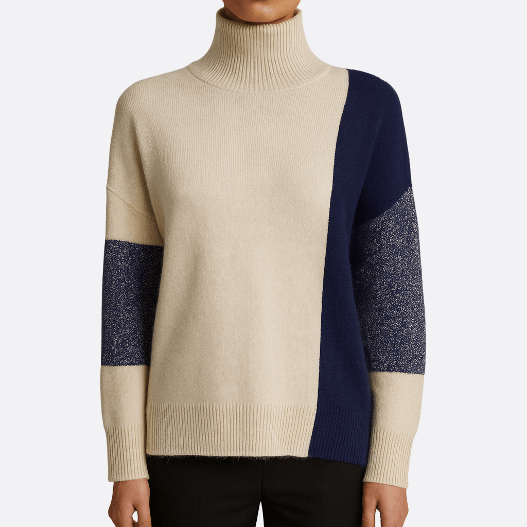 Rosgrove | Women - Relaxed Fit Turtleneck Sweatshirt – Wool Blend