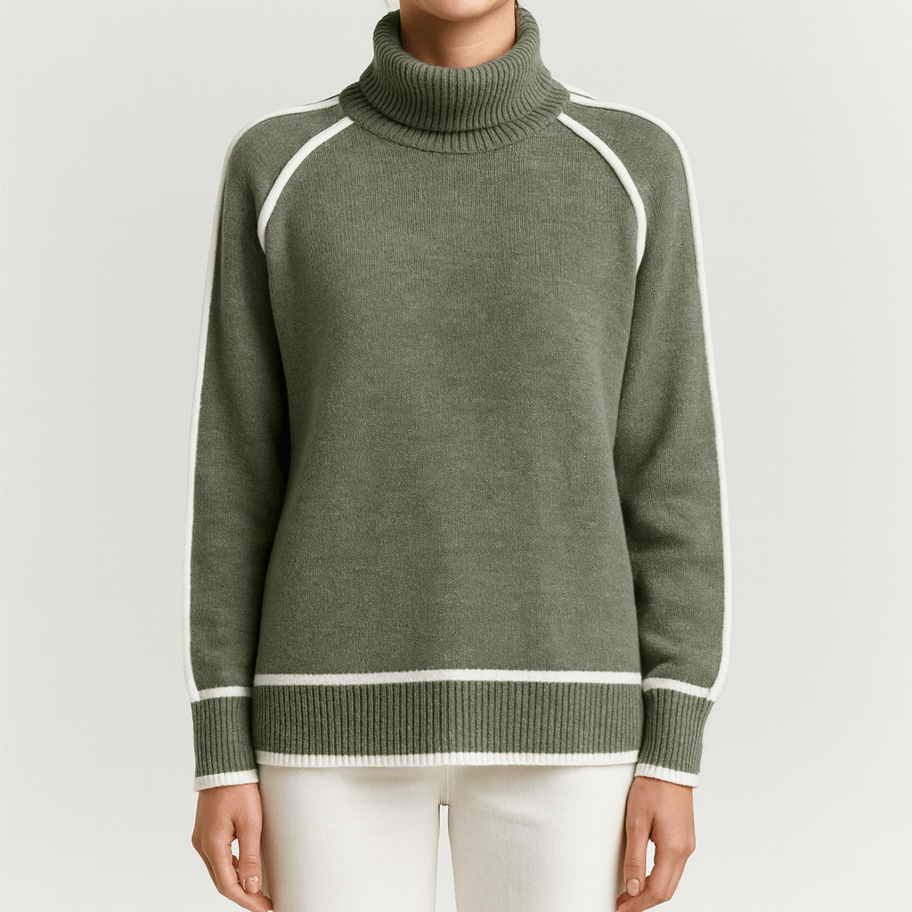 Rosgrove | Women - Relaxed Turtleneck Sweater - Wool Blend