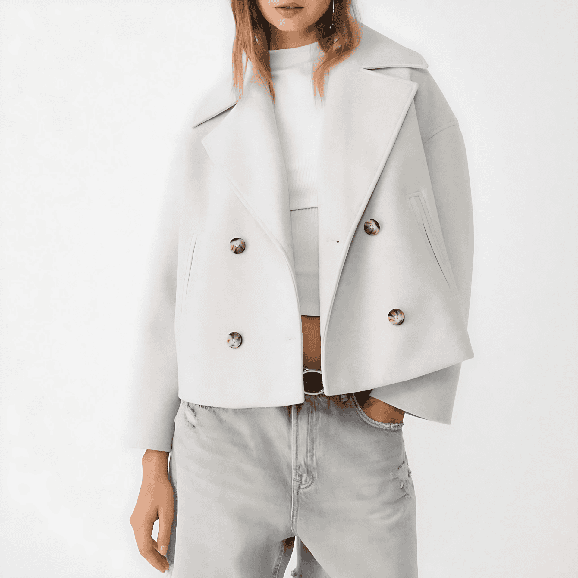 Rosgrove | Women - Short Jacket - Double Breasted Style