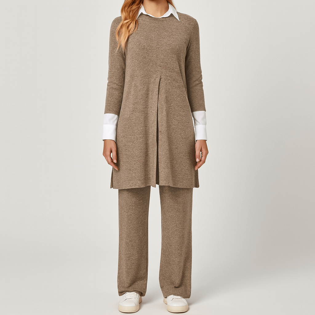 Rosgrove | Women - Soft Knit Two Piece Suit - Relaxed Fit