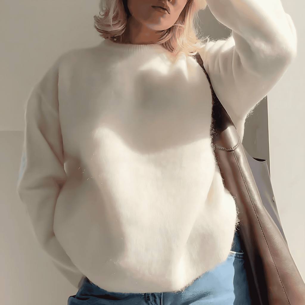 Rosgrove | Women - Soft Relaxed Winter Jumper - Round Neck