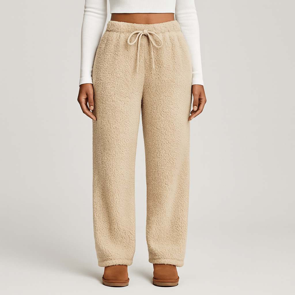 Rosgrove | Women - Soft Teddy Sherpa Trousers - Cosy Style
