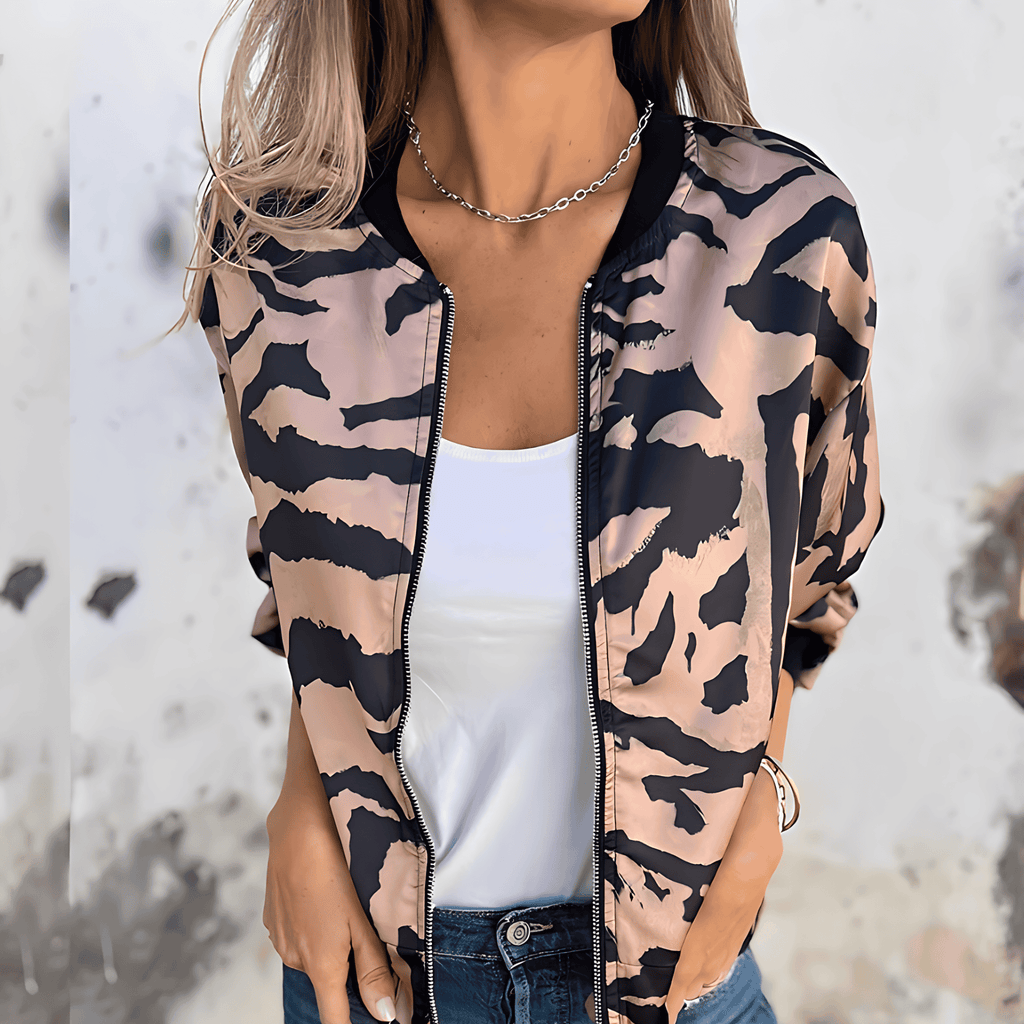 Rosgrove | Women - Soft Zip Jacket - Trendy Design