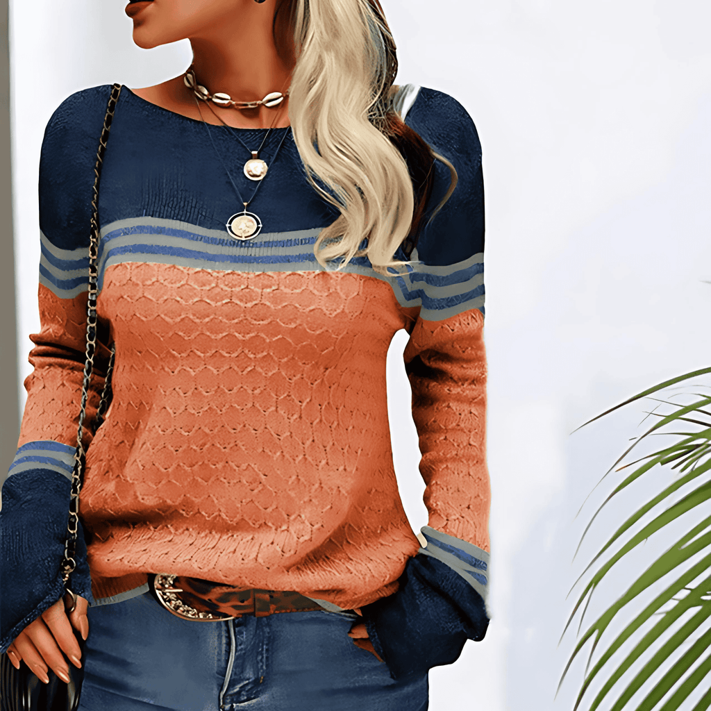 Rosgrove | Women - Striped Knit Jumper - Classic Style