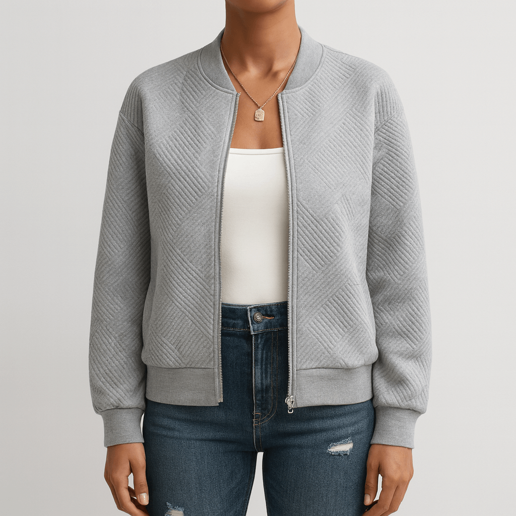 Rosgrove | Women - Structured Bomber Jacket - Casual Style