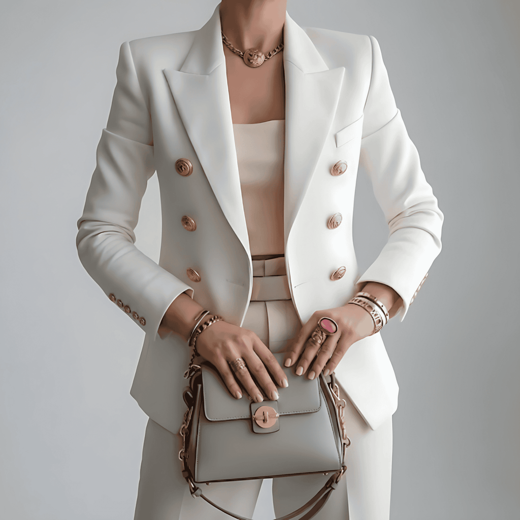 Rosgrove | Women - Stylish Double-Breasted Blazer Jacket