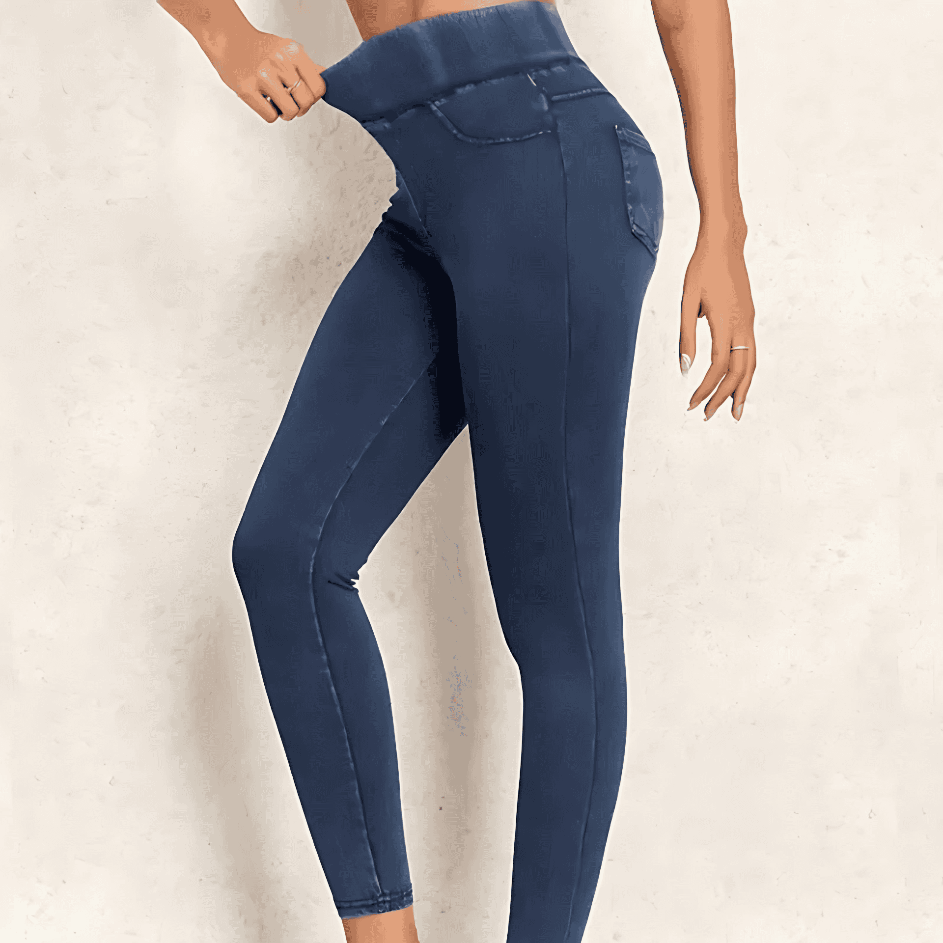 Rosgrove | Women - Stylish High Waist Jeggings - Trendy Fit