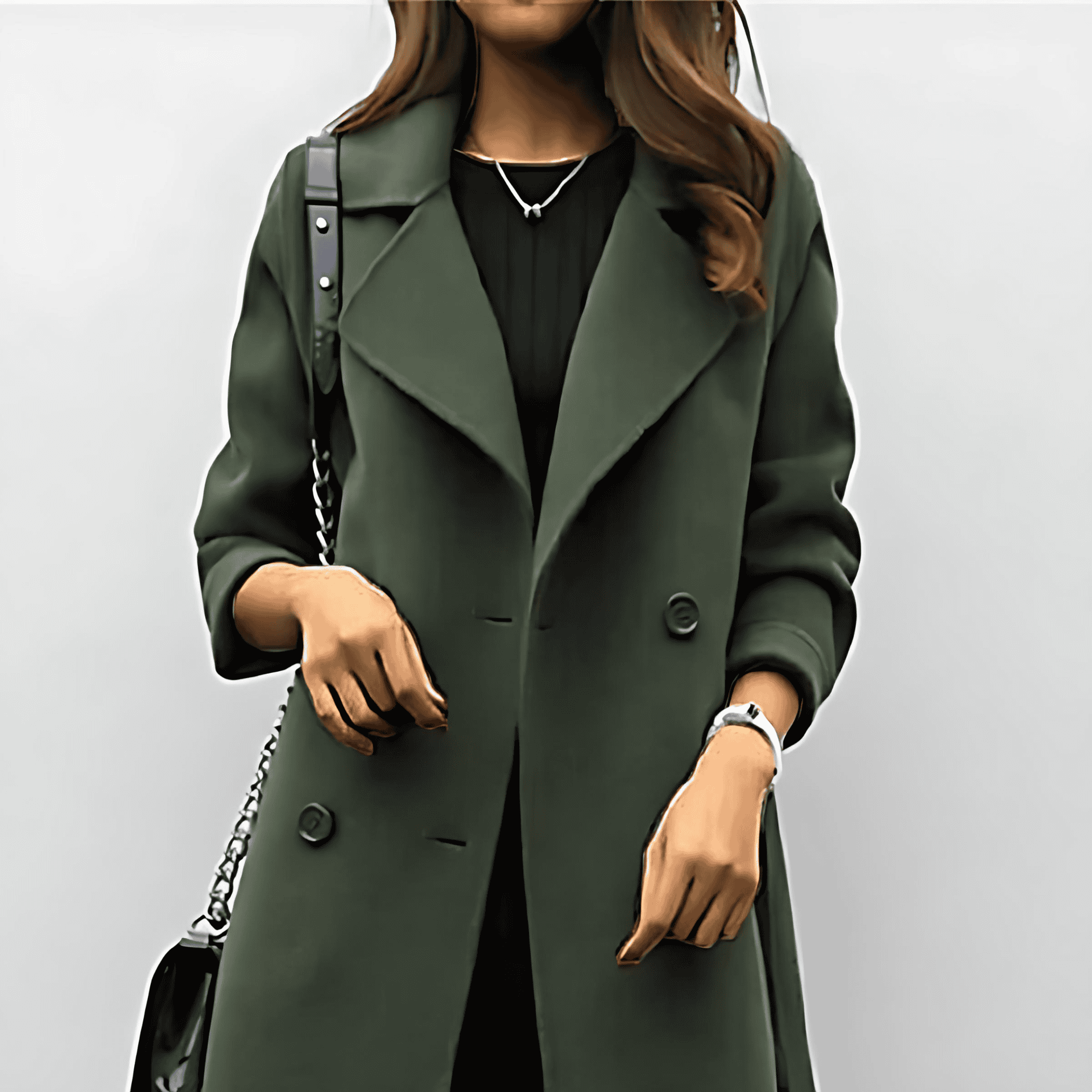 Rosgrove | Women - Tailored Wool Coat - High Collar