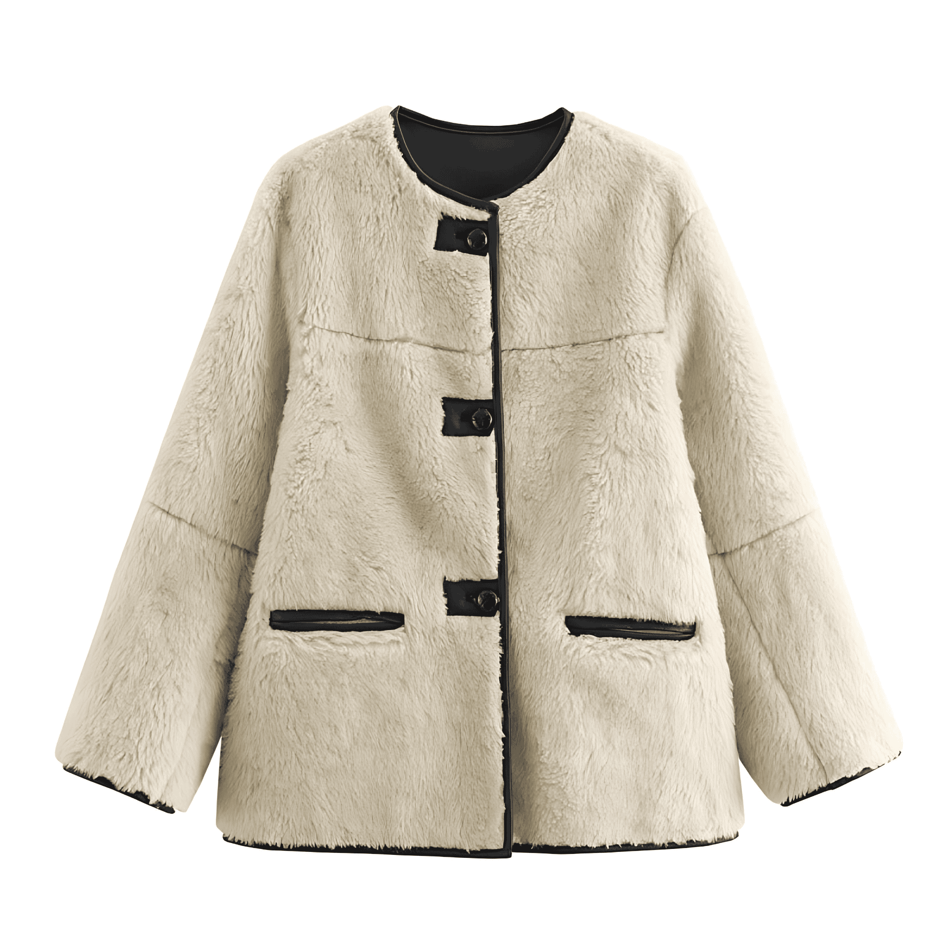 Rosgrove | Women - Teddy Jacket - Contrast Pockets