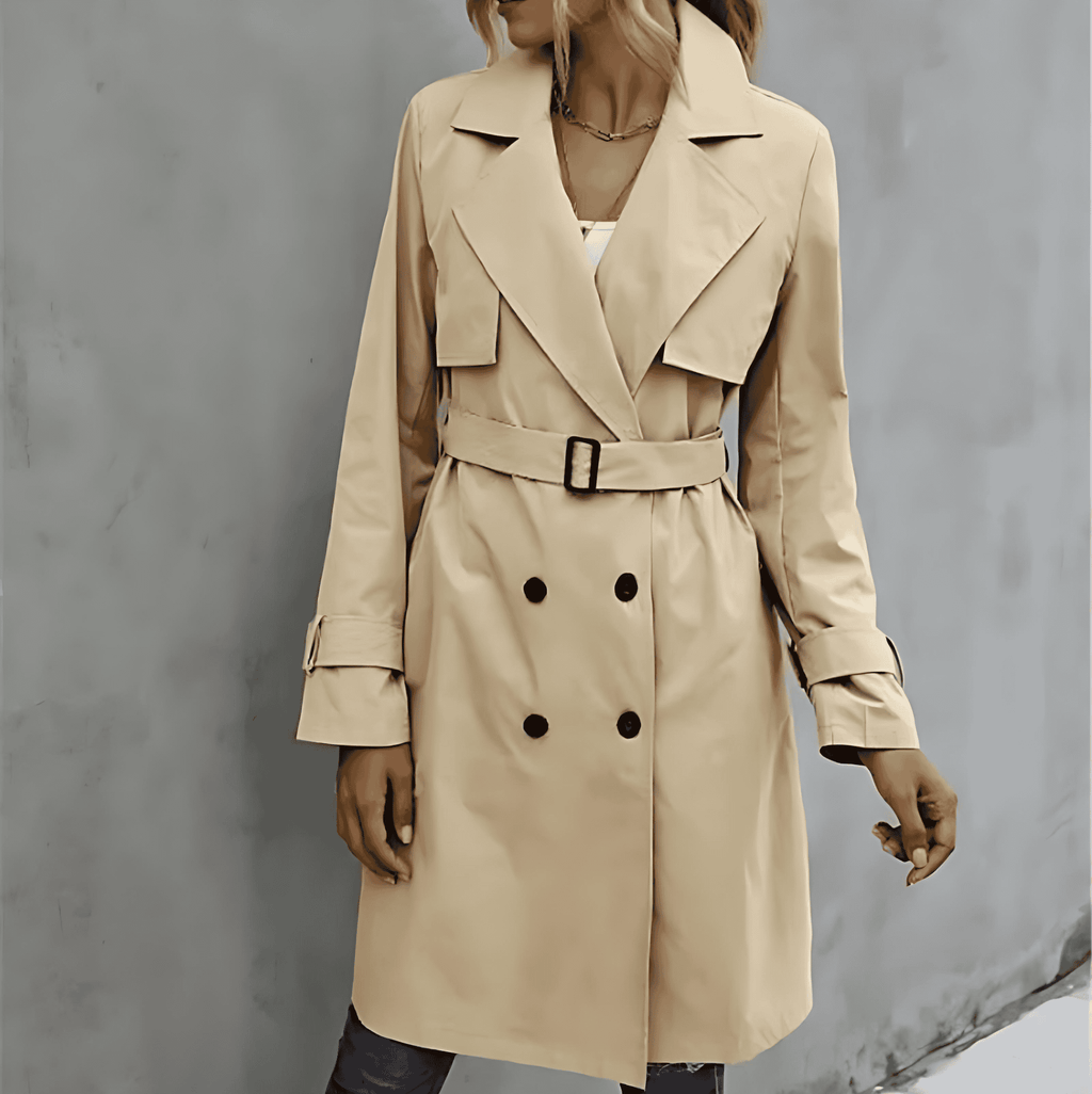 Rosgrove | Women - Trench Coat - Classic Timeless Style