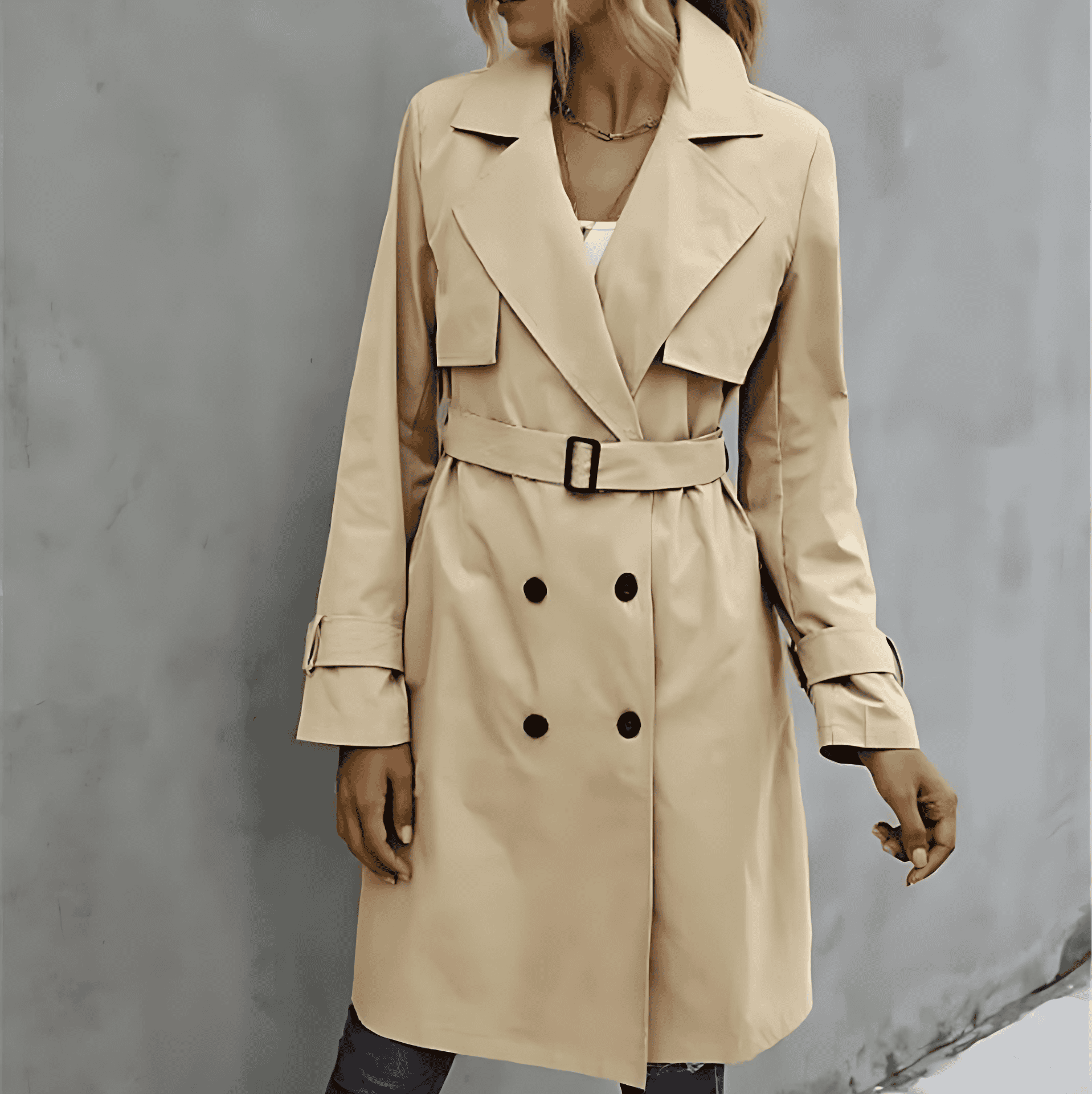 Rosgrove | Women - Trench Coat - Classic Timeless Style