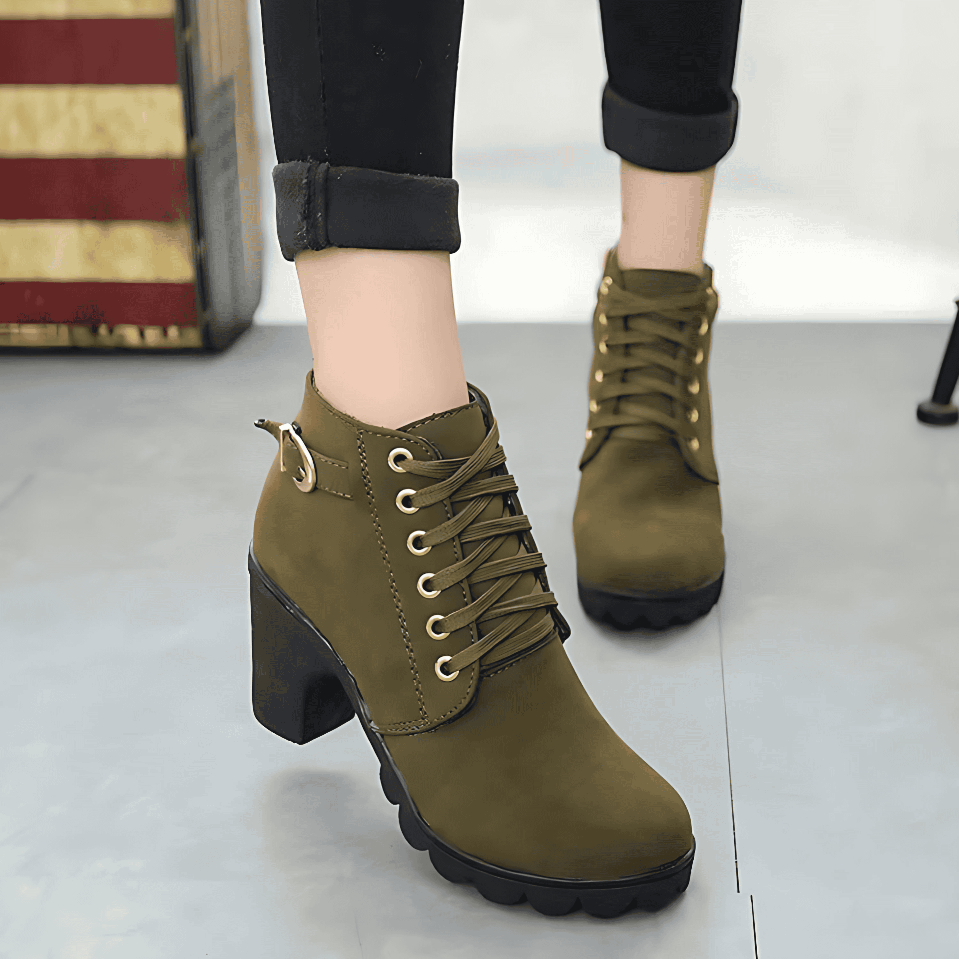 Rosgrove | Women - Trendy Ankle Boots - Block Heel