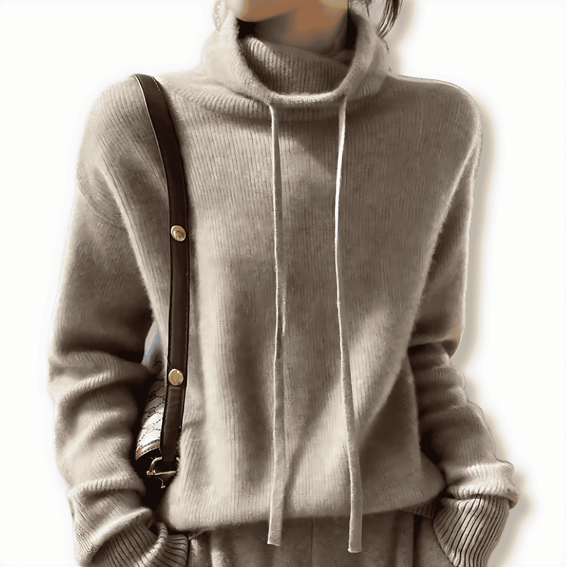 Rosgrove | Women - Turtleneck Jumper - Ribbed Knit