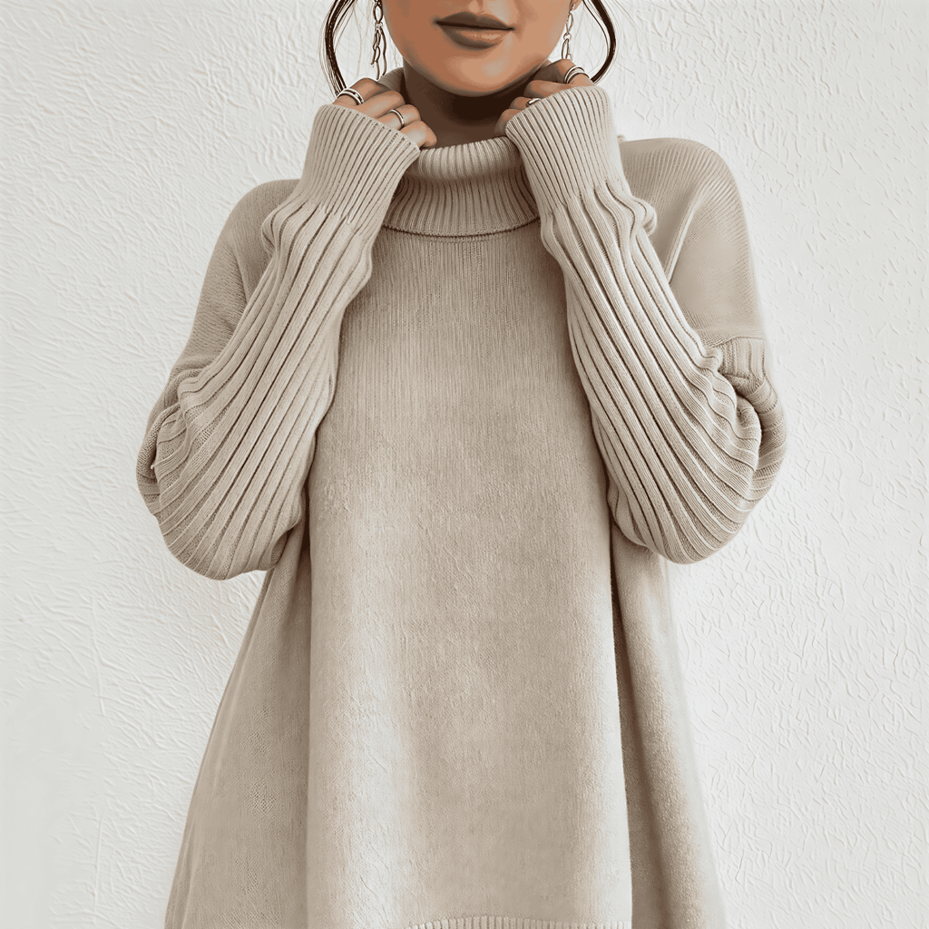 Rosgrove | Women - Turtleneck Jumper – Oversized Fit