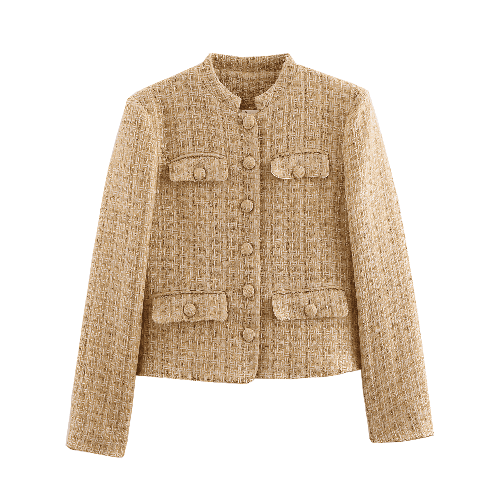 Rosgrove | Women - Tweed Blazer Jacket with Elegant Button Details