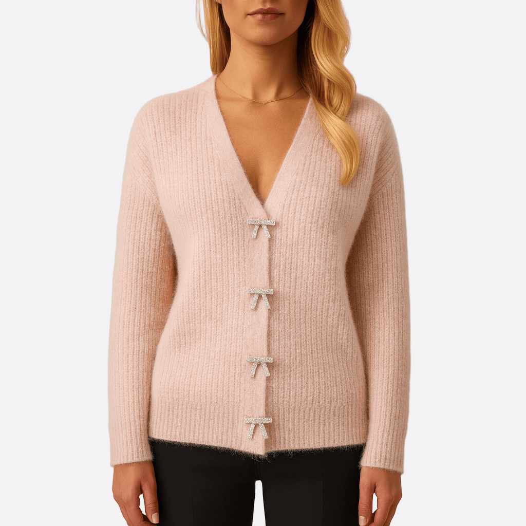 Rosgrove | Women - V-Neck Knit Top - Relaxed Fit