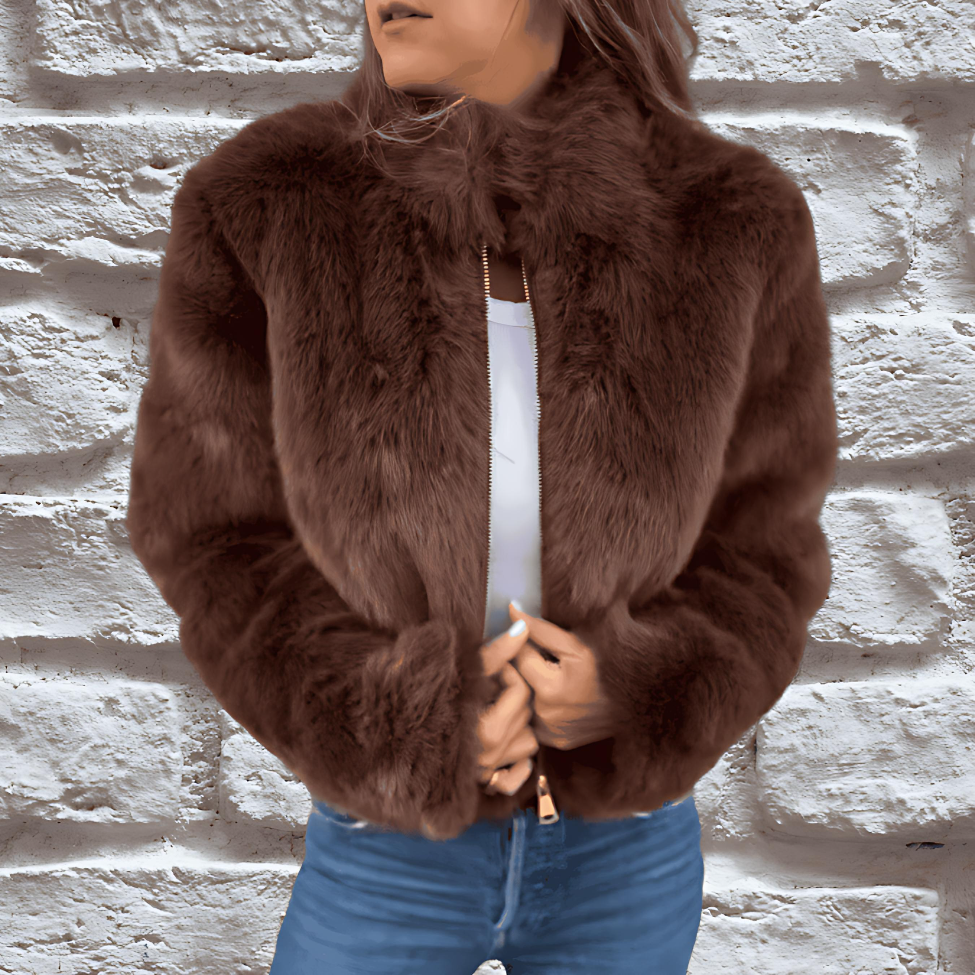 Rosgrove | Women - Warm Autumn Coat - Elegant Style