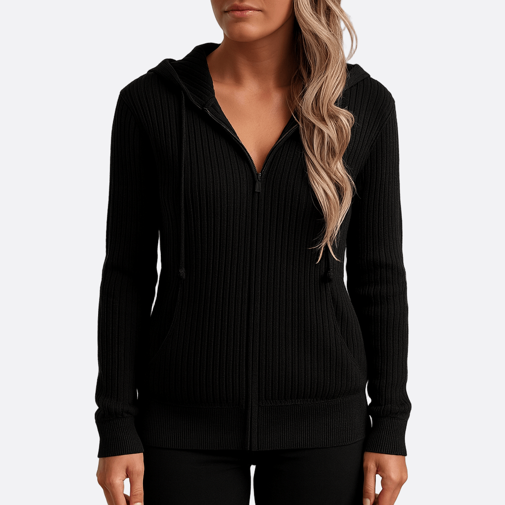 Rosgrove | Women - Zip-Up Winter Hoodie Sweatshirt - Cozy Style