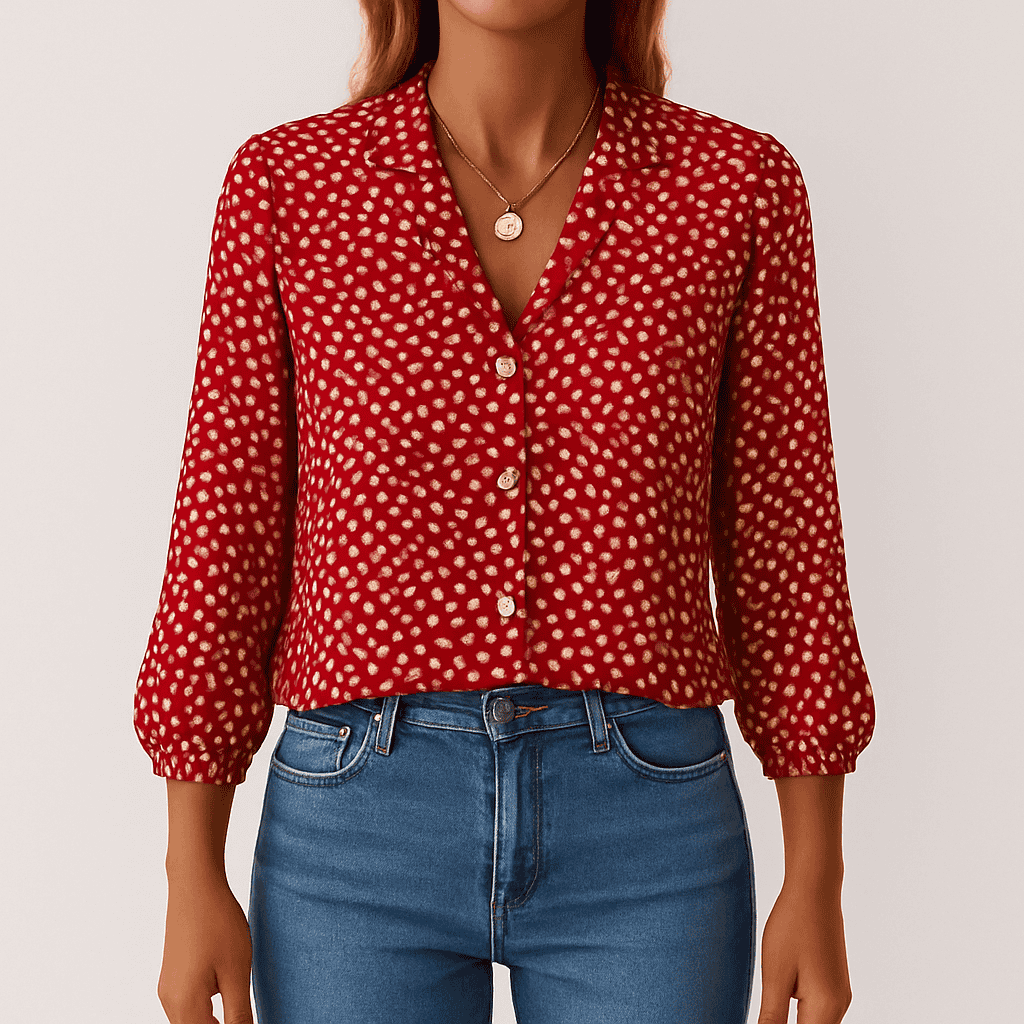 Rosgrove | Women - Blouse - Floral Design - Casual Chic