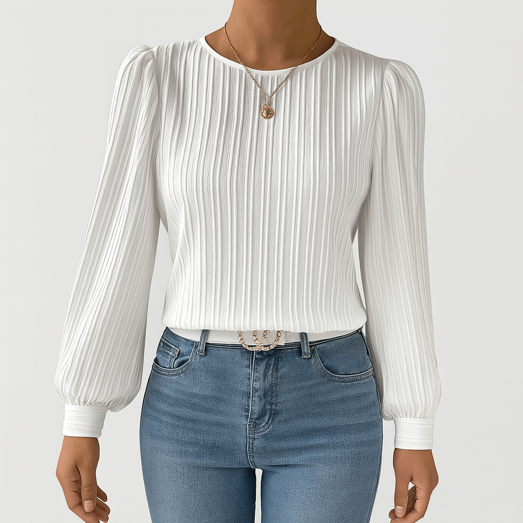 Rosgrove | Women - Blouse - Satin Look - Chic Elegance