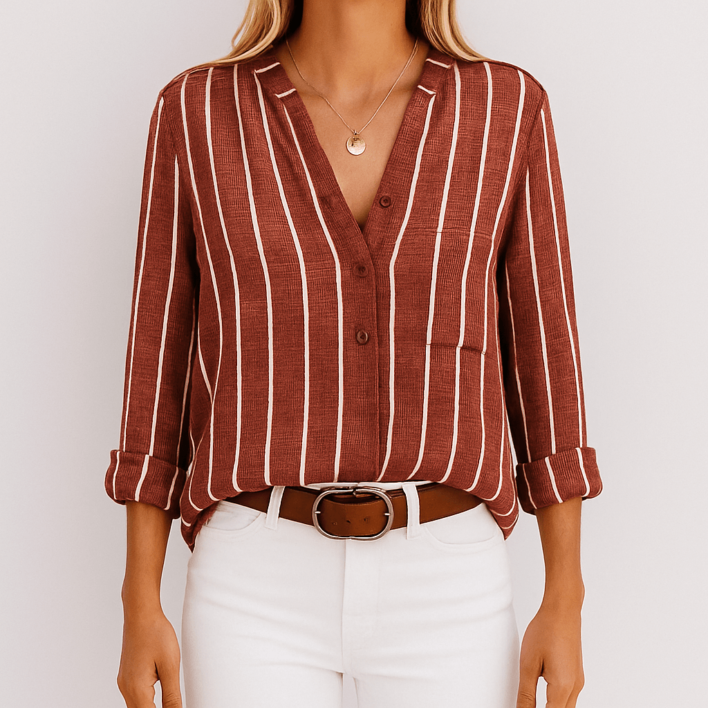 Rosgrove | Women - Blouse - Striped - Elegant & Light
