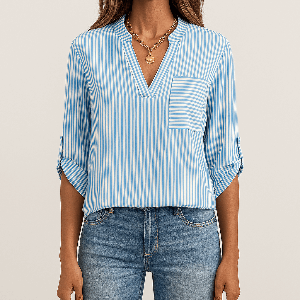 Rosgrove | Women - Blouse - Striped - Stylish & Comfy