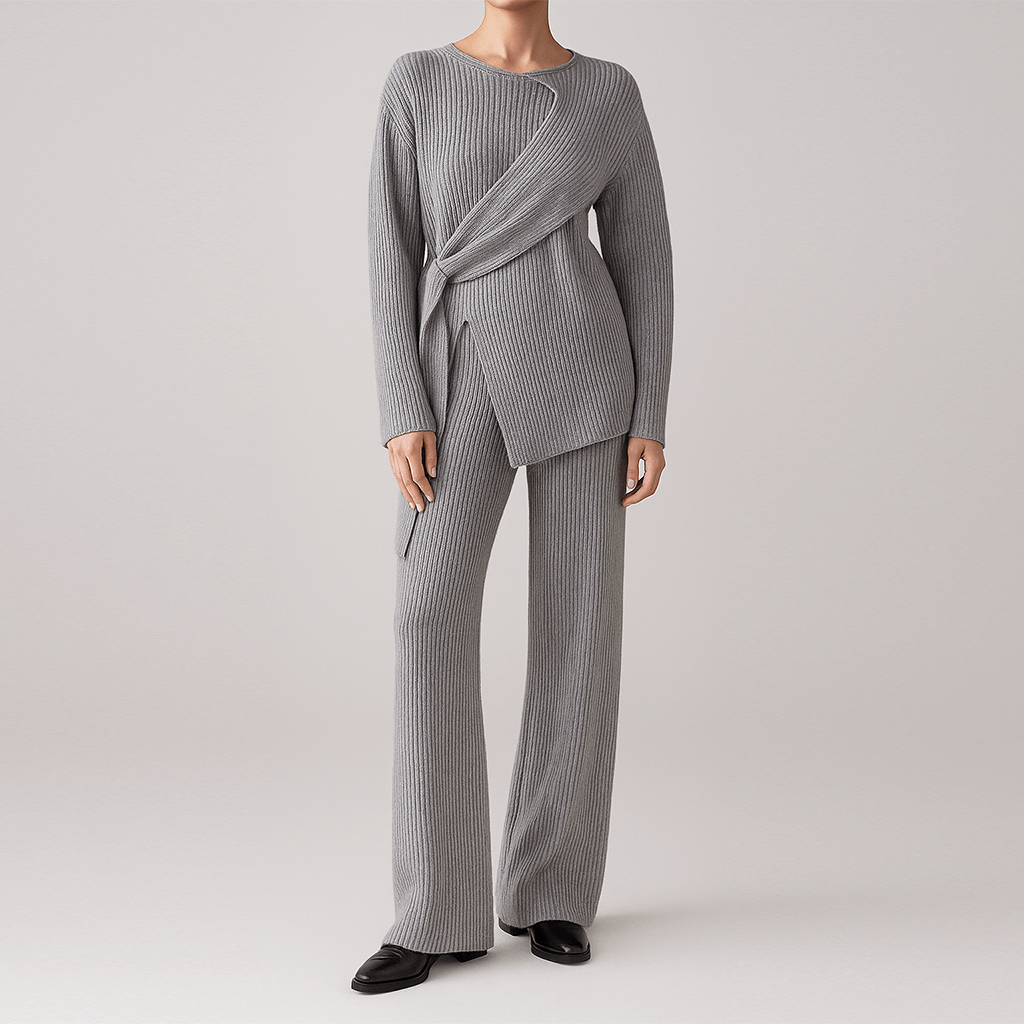 Rosgrove | Women - Knit Two-Piece Set - Soft Jumper & Trousers