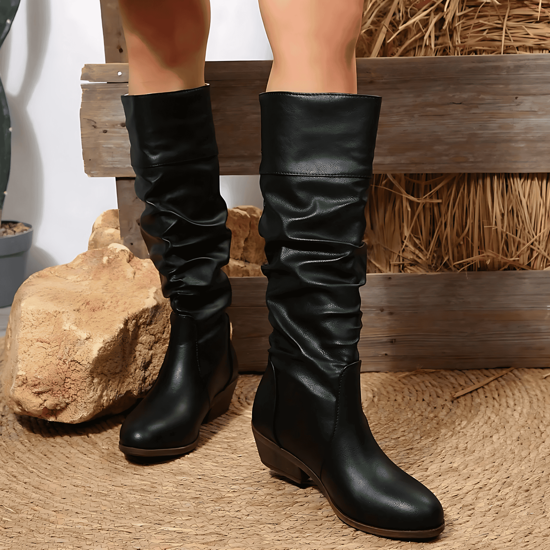 Rosgrove | Women – Block Heel Boots – Western Style