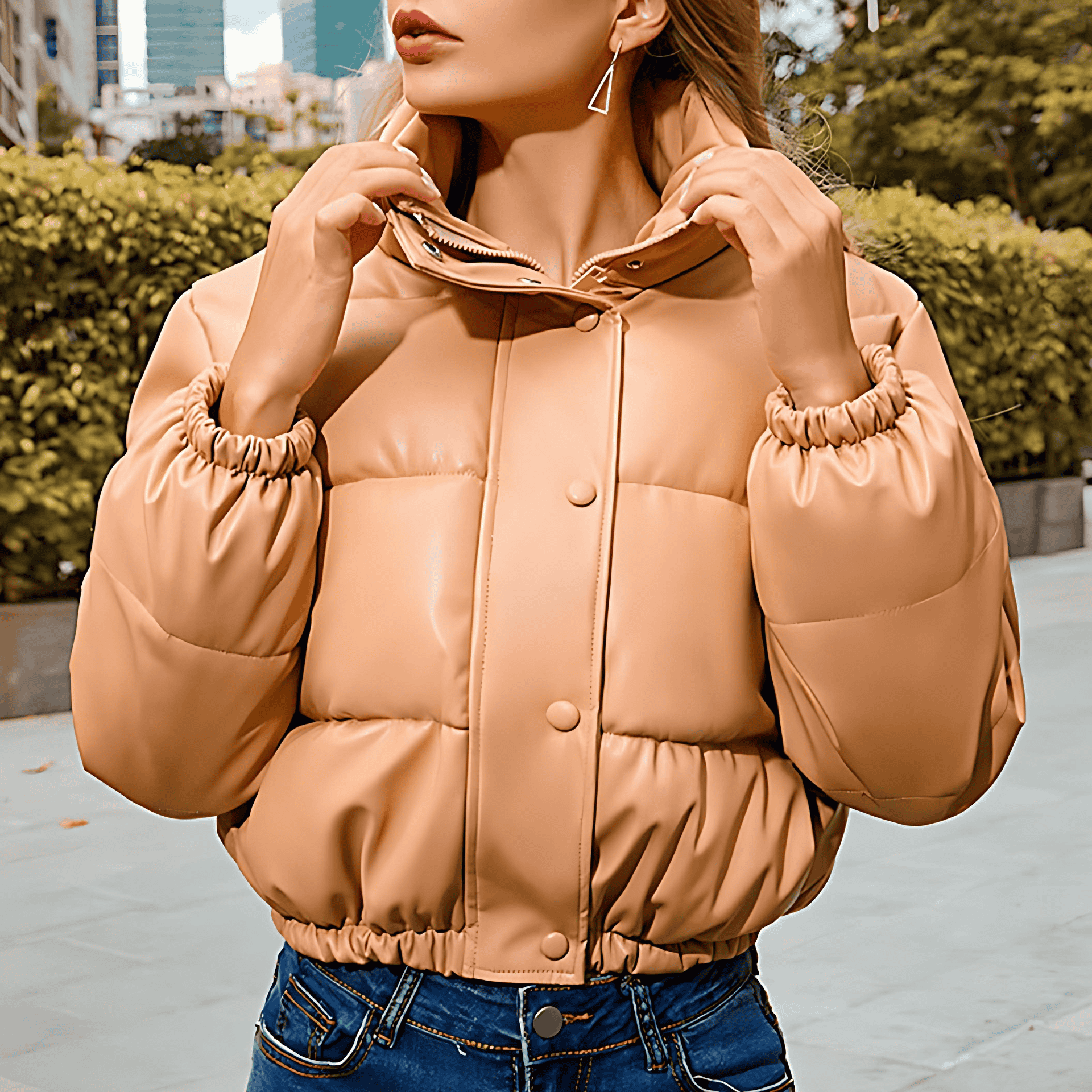 Rosgrove | Women – Bubble Jacket – Glossy Warm Lining