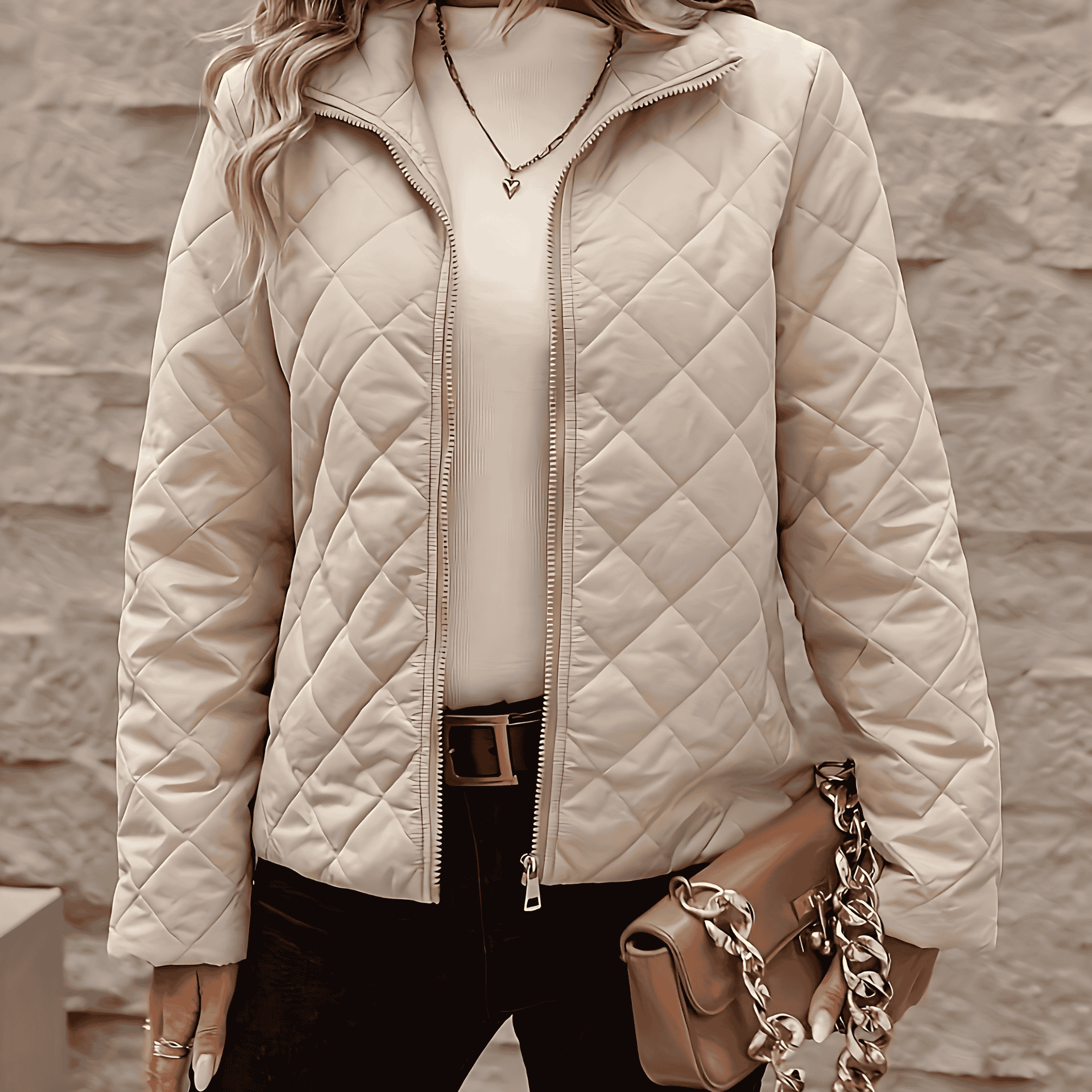 Rosgrove | Women – Quilted Jacket – Zip Front