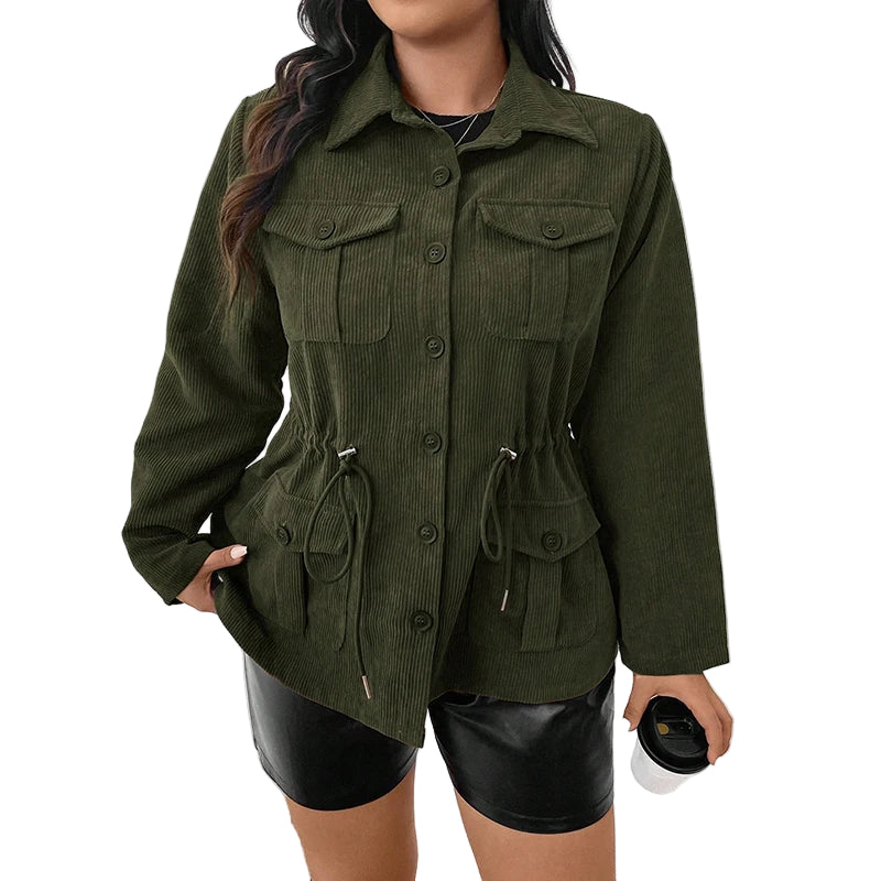 Rosgrove | Women - Stylish Corduroy Jacket with Pockets