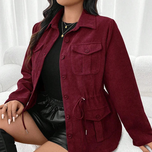 Rosgrove | Women - Stylish Corduroy Jacket with Pockets