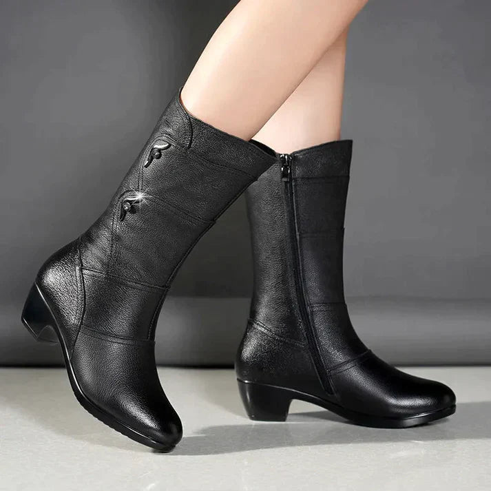 Rosgrove | Women - Black Winter Boots - Cozy & Warm