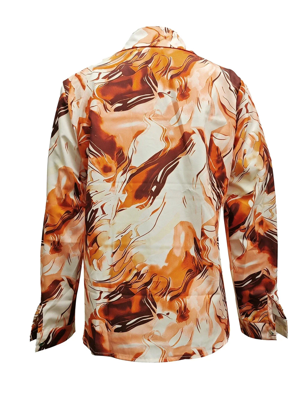 Rosgrove | Women - Shirt - Satin Fabric - Flowing Top