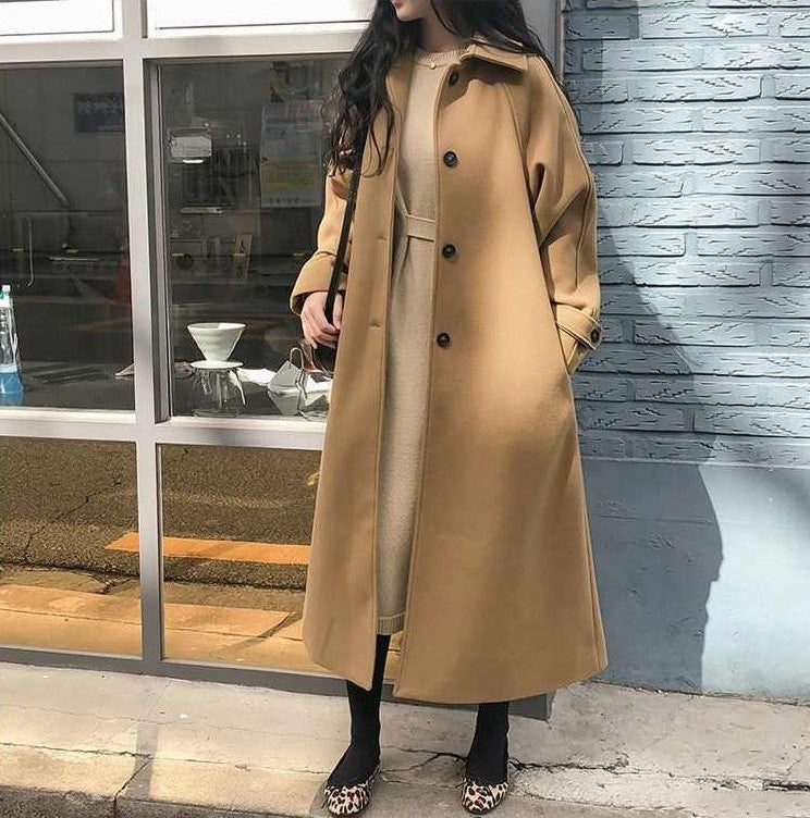 Rosgrove | Women - Long Warm Trench Coat - Classic Style