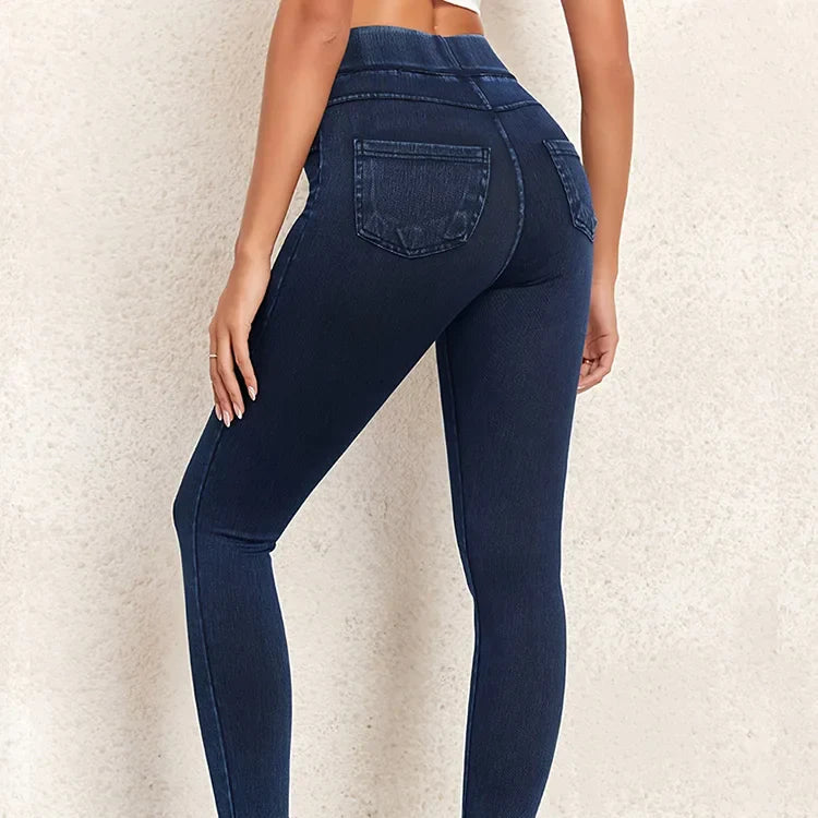 Rosgrove | Women - High Waist Skinny Jeggings - Stylish Fit