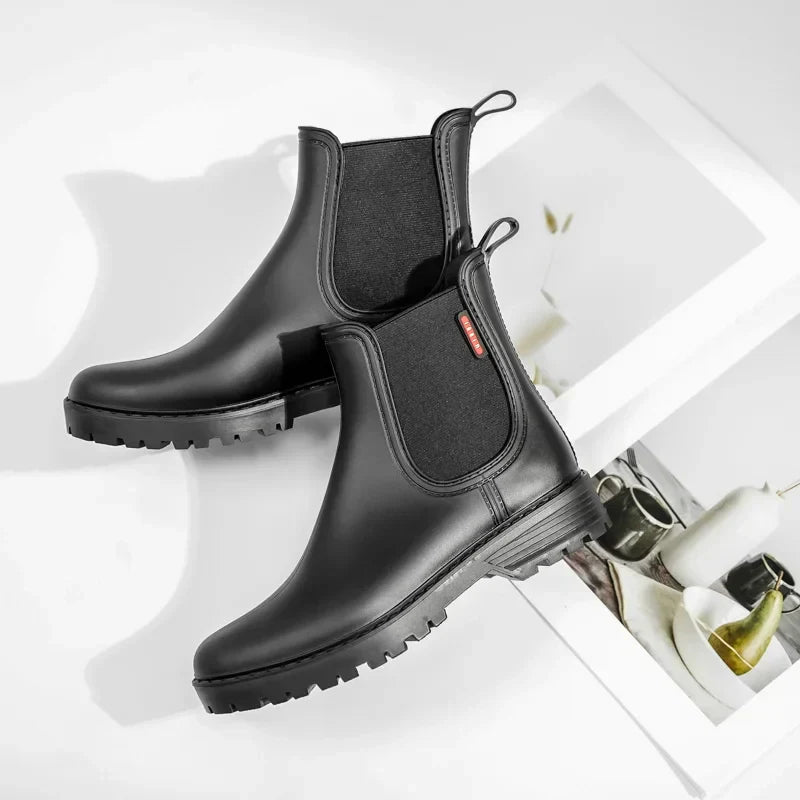 Rosgrove | Women - Chelsea Rain Boots - Waterproof & Slip-Resistant