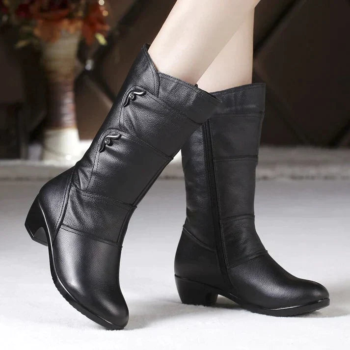 Rosgrove | Women - Black Winter Boots - Cozy & Warm