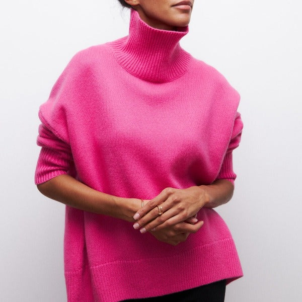 Rosgrove | Women - Soft Turtleneck Jumper - Cozy Knit